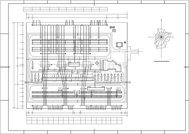 某地大型变电所设计电气CAD图纸-图二
