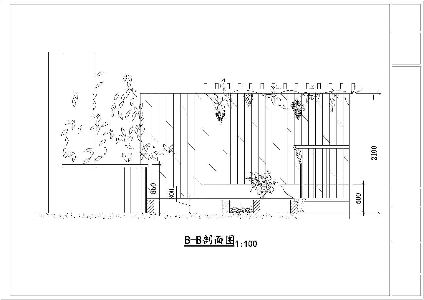 某花园绿化景观完整设计施工详细方案CAD图纸