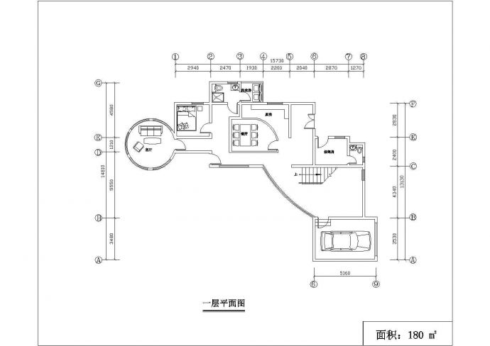 某别墅花园绿化景观完整设计施工详细方案CAD图纸_图1