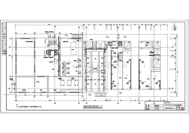 年产2000万平方米新材料废水处理cad工艺图-图二