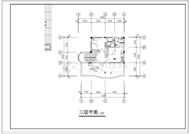 某三层豪华别墅装修方案图-图一