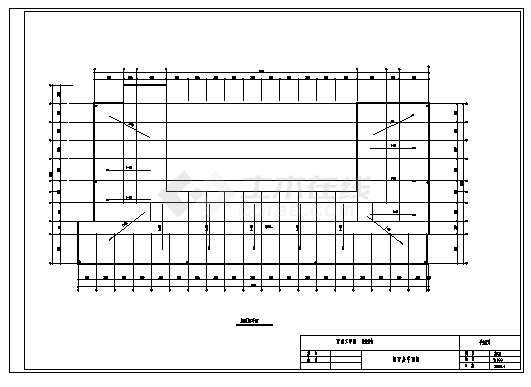 土木工程毕业设计_7000平米某七层砖混学生公寓建施cad图(含计算书，毕业设计)-图一