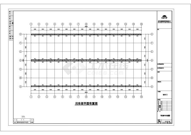厂房设计_四川某工厂厂房扩建钢结构建筑设计施工图纸-图二