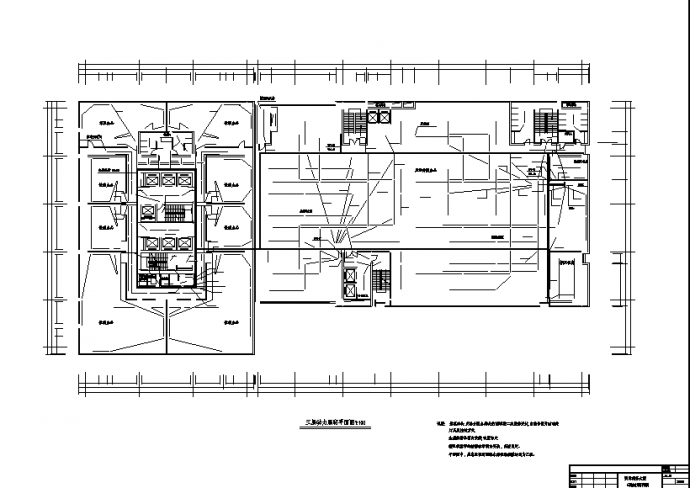 办公楼设计_高层办公楼配电系统设计施工cad图纸，含设计说明_图1