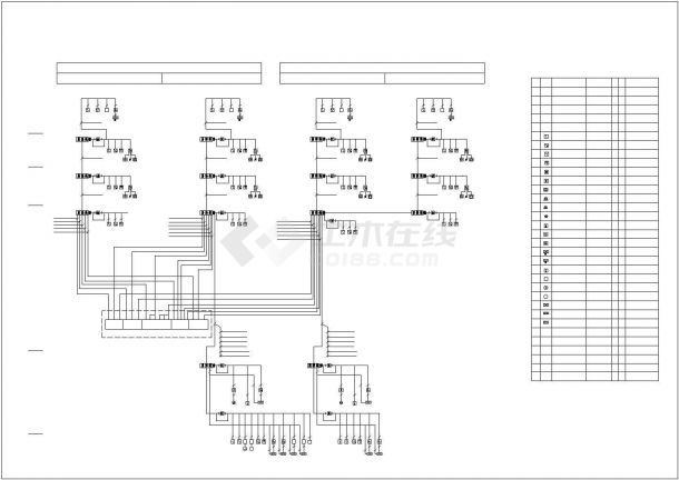 杭州某17层小区高层住宅楼电气系统设计CAD图纸-图一