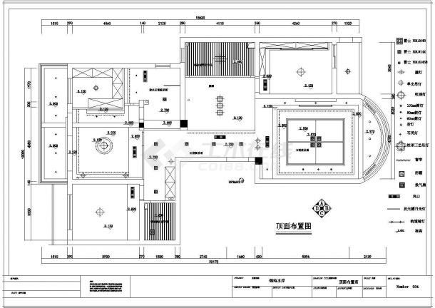 现代（三房）住宅装修设计施工图-图二