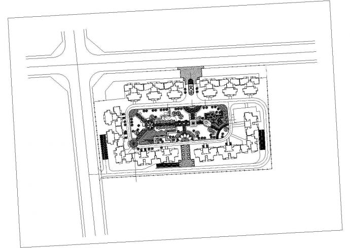 某广场景观CAD施工全套设计图纸_图1