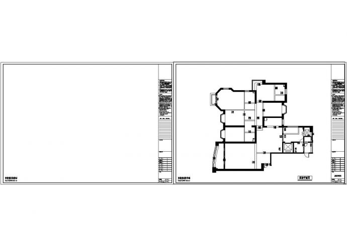 名城银河湾欧式(四房)住宅装饰设计施工图_图1