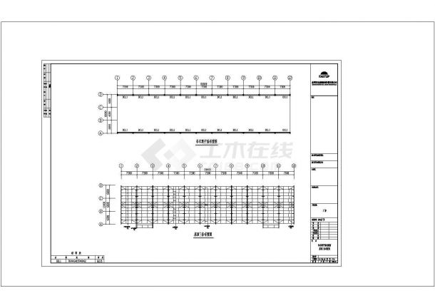 厂房设计_广安某厂房钢结构建筑设计全套CAD施工图纸-图一