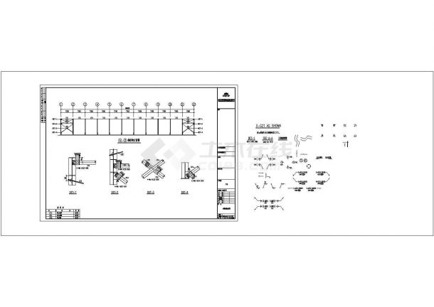厂房设计_广安某厂房钢结构建筑设计全套CAD施工图纸-图二