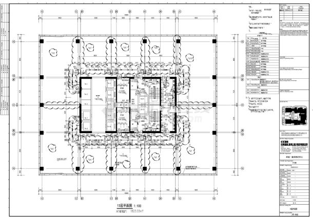 某地房地产4号公寓楼建筑平面图纸-图一