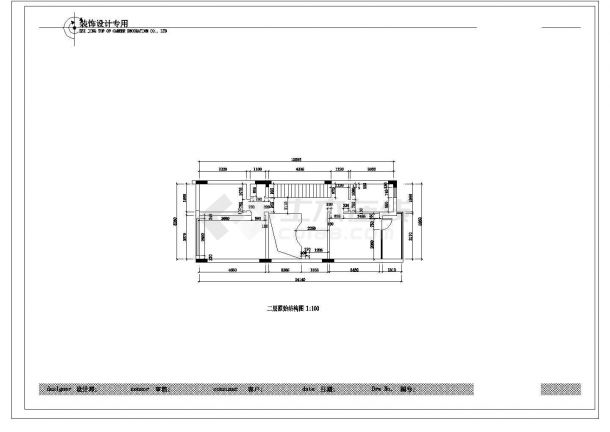 田园(复士)住宅装修设计施工图-图一