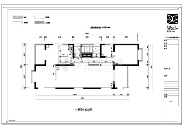 欧式 跃层公寓-四室两厅装修施工图-图一