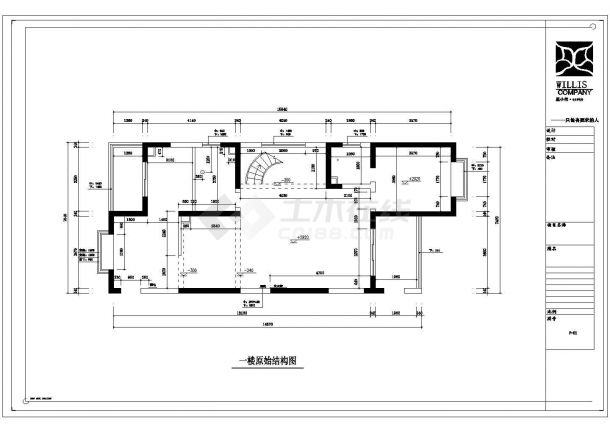 欧式 跃层公寓-四室两厅装修施工图-图二