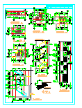 广东某小区连排别墅建筑cad施工图-图一