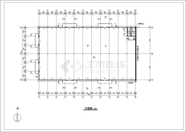 某生产车间CAD详细构造大样施工图-图二