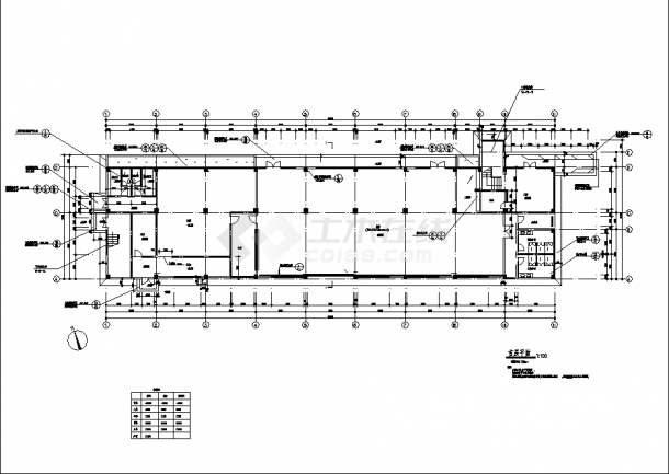 办公楼设计_合肥五层办公楼建筑设计施工cad图纸-图二