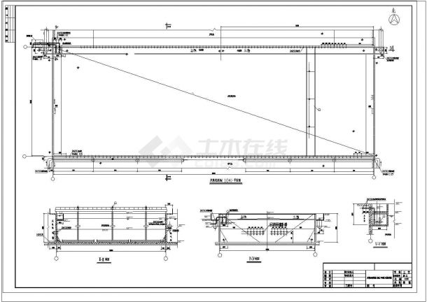 四川某县城市污水处理cad图纸-图一