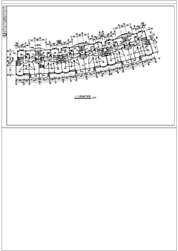 小高层住宅楼电气图 CAD图纸_图1
