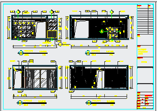 长14米 宽8.6米 现代风格样板房室内装修设计CAD图纸-图一