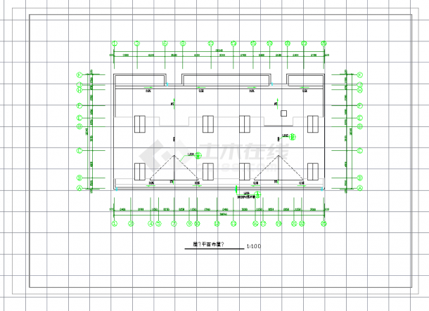 某地住宅楼全套结构施工图CAD图纸-图二
