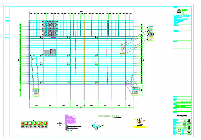 某地农特产品集散交易市场冷库结构CAD图纸_图1