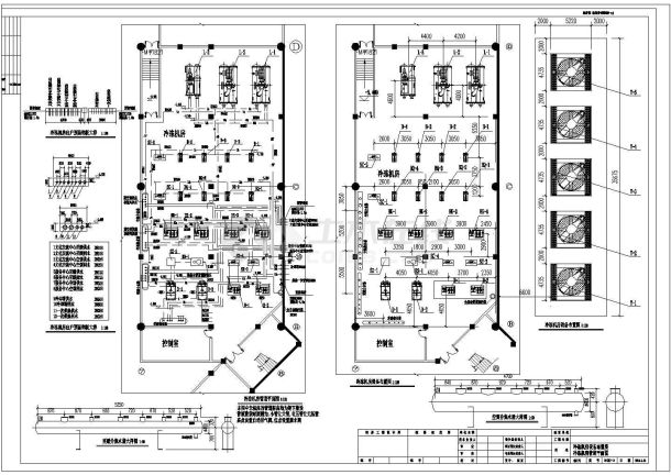 [牡丹江]某多层会展中心采暖空调施工设计cad图纸-图二
