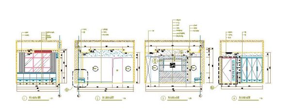 30-三至七层单人病房,护士站立面图.dwg-图二