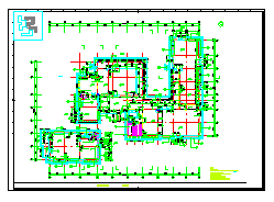 长69.8米 宽45.6米 三层茶楼建筑设计施工图纸_图1