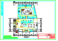 长约30米 宽25.8米 二层王府茗茶茶楼装饰设计CAD施工图-图二