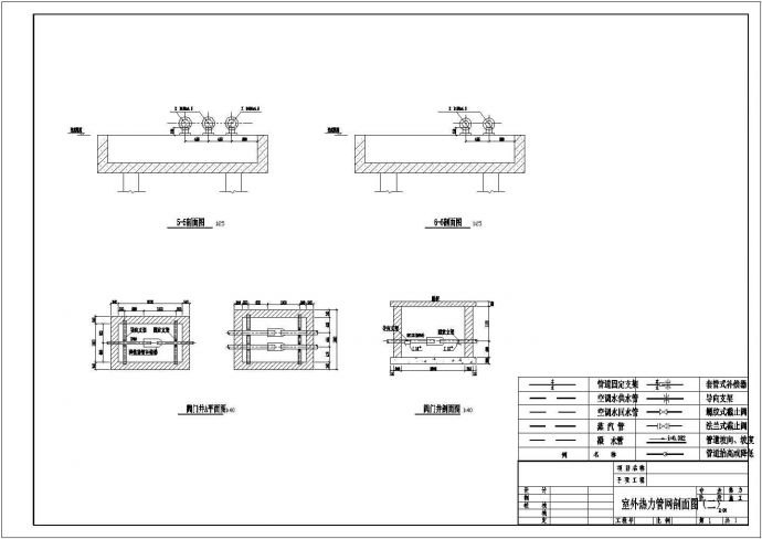 青岛市某大型制药企业新厂区在药厂室外热力管网设计CAD设计_图1