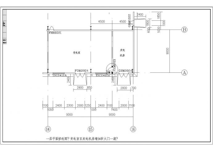 厂房设计_钢结构高强度坚固件生产厂房建施CAD图_图1