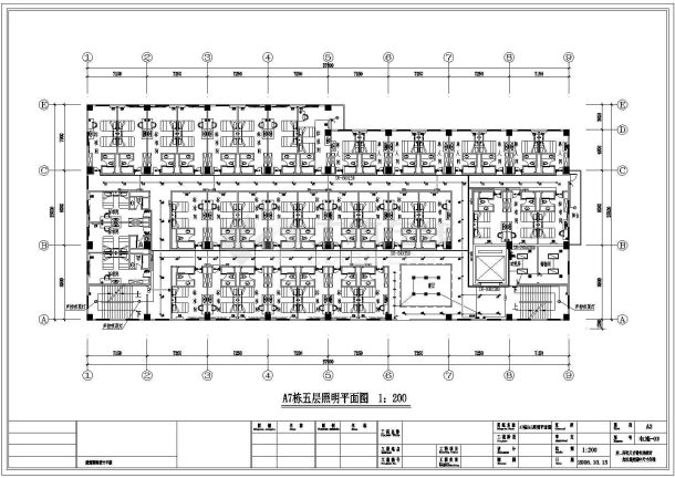 现代经济型酒店--强弱电图(附带平面图)-图二