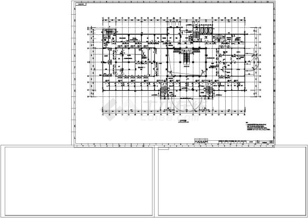 中心医院综合楼建筑全套设计施工图（含设计说明）-图一
