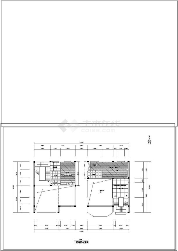 海景花园别墅建筑设计全套施工图-图一