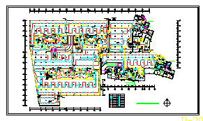某小区高层地下室电气cad施工图纸_图1