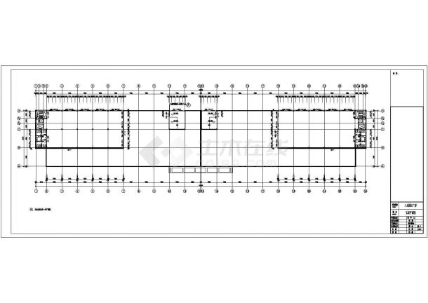 厂房设计_某五层工业园厂房建筑施工CAD图-图一