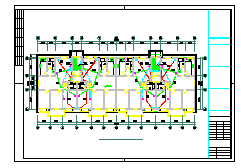多层住宅电气cad施工设计图-图二
