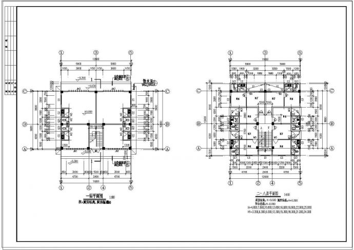 标准农民房建筑全套设计CAD施工图_图1