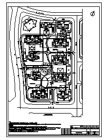 天然气管道设计_某小区住宅庭院天然气管道系统设计cad图纸-图一