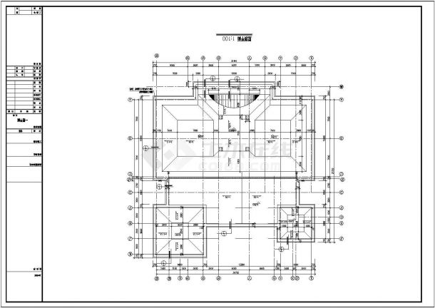 某著名集团公园食堂CAD全套框架结构设计大样图纸-图二