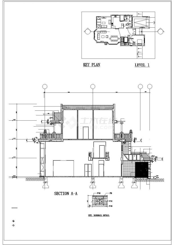河北某地豪华别墅规划CAD参考图-图二