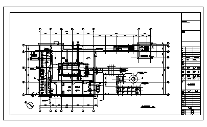 锅炉房设计_某二层公司锅炉房设计cad图纸_图1