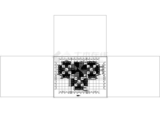 北美风情别墅建筑设计全套图（含设计说明）-图二