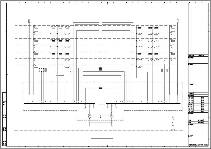某现代风格7层图书馆全套电气施工CAD图纸_图1