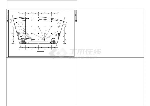 食堂综合楼电气图cad-图一