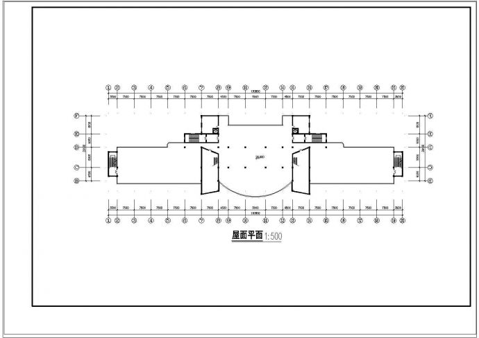 大学图书馆设计方案CAD图_图1
