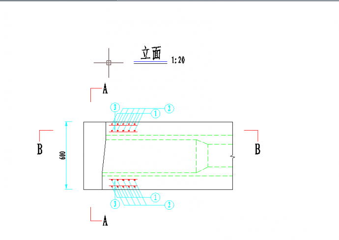 1×10米预应力混凝土空心板端加强钢筋构造节点设计图_图1