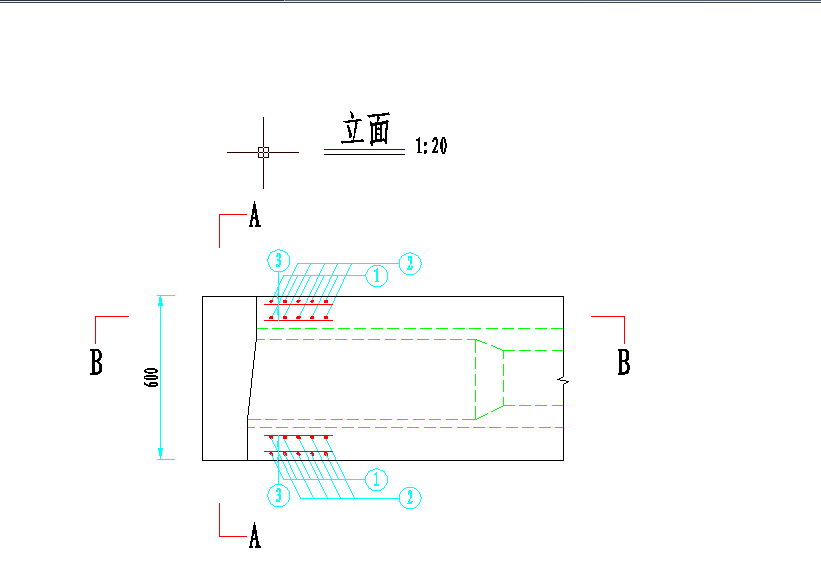 1×10米预应力混凝土空心板端加强钢筋构造节点设计图