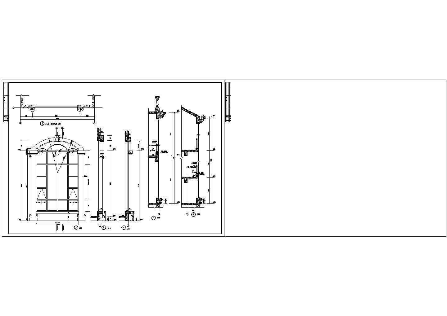 经典别墅建筑CAD设计图